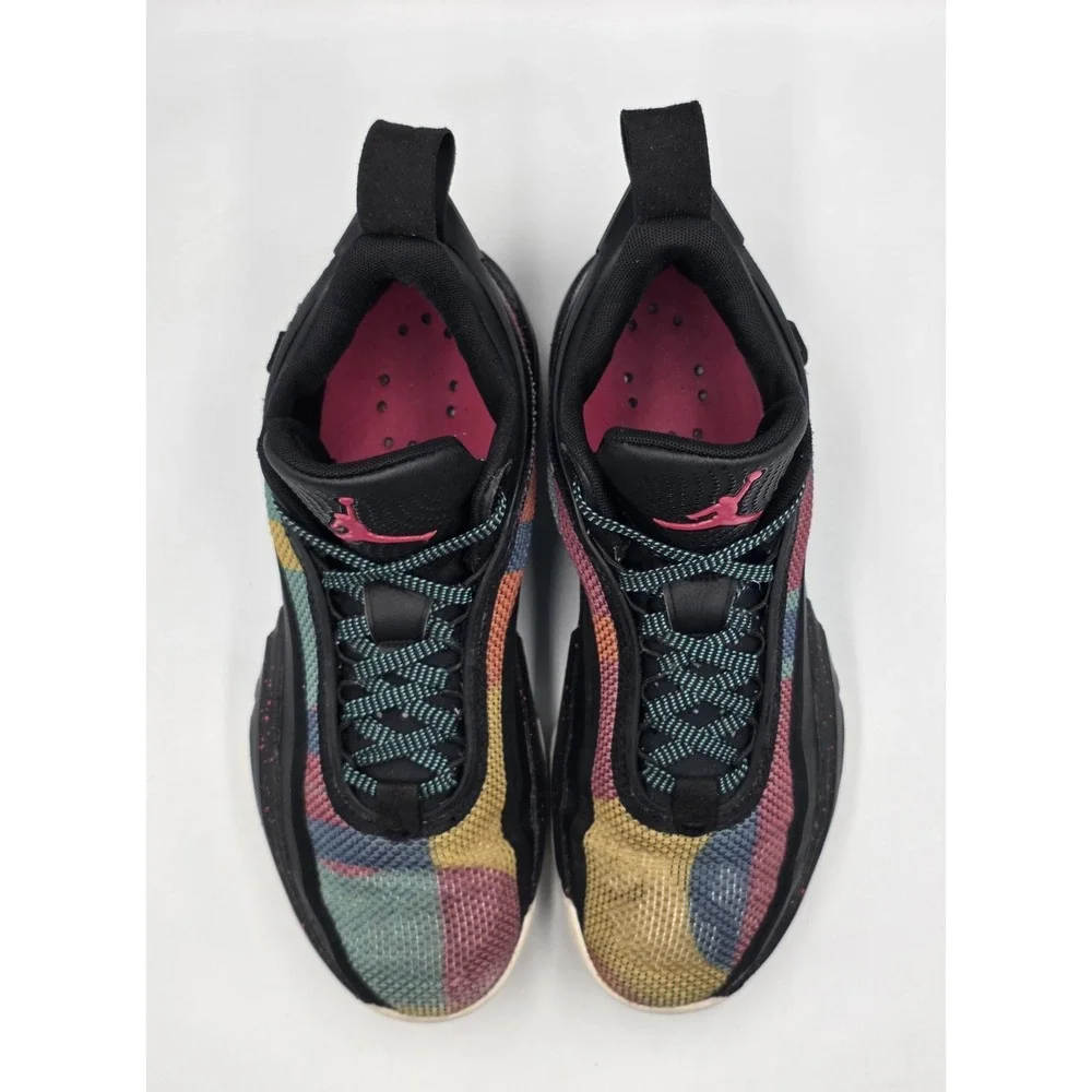 Air‎ Jordan 36 XXXVI Low Black Multi Color DH0833-063 Mens 8 Basketball Shoes